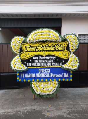 Papan Bunga Duka di Mangga