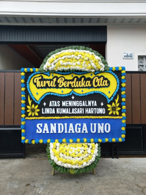 Papan Bunga Duka di Mangga