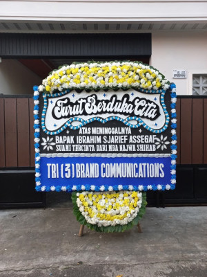 Papan Bunga Duka di Mangga